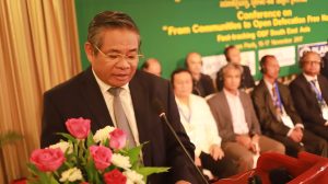 HE Dr Yim Chhay Ly, Deputy Prime Minister, Cambodia. Photo: Amit Sengupta