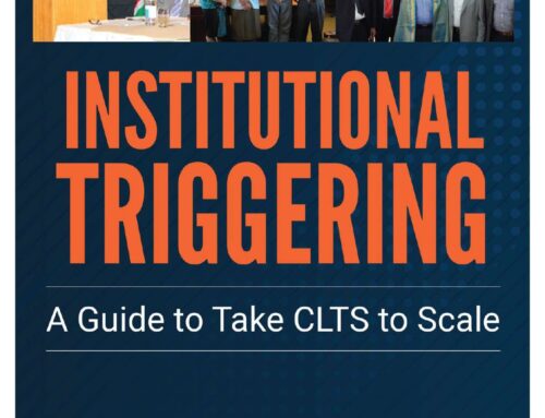 “Institutional Triggering – A Guide to Take CLTS to Scale”